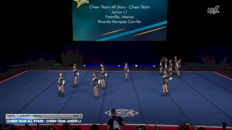 Cheer Team All Stars - Cheer Team Junior L1 [2026 L1 Junior - Small Day 1] 2026 UCA & UDA All Star Nationals