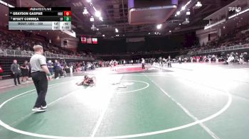150 lbs Cons. Round 1 - Grayson Gaspar, Inderkum vs Wyatt Corriea, Liberty Ranch