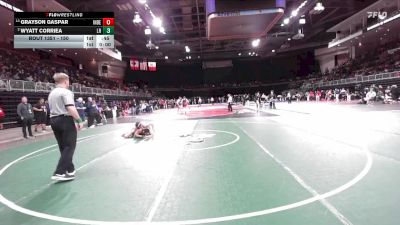 150 lbs Cons. Round 1 - Grayson Gaspar, Inderkum vs Wyatt Corriea, Liberty Ranch