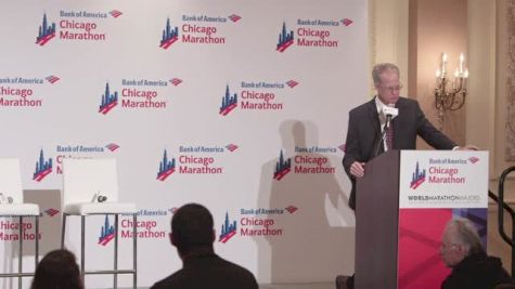 Bekele and Kipchoge Chicago Presser
