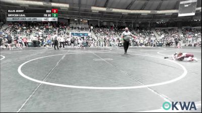 43 lbs Consi Of 8 #1 - Ellis Jerry, Rough Riders vs Brycen Leal, Jacket Wrestling Club
