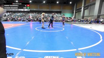 152 lbs Consi Of 16 #2 - Joshua Valenzuela, Team Coalinga vs Jackson Swanson, Team Bucs-North Bend