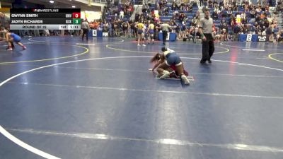 106 lbs Round Of 32 - Gwynn Smith, University-WV vs Jadyn Richards, Kiski Area