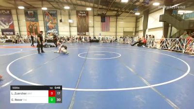 100 lbs Rr Rnd 2 - Lucas Zuercher, Grit Mat Club Red vs Cashtin Resor, The Wrestling Mill