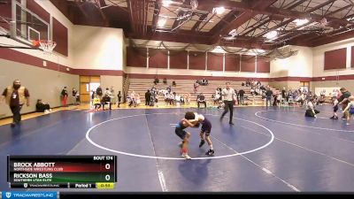 52 lbs 3rd Place Match - Brock Abbott, Northside Wrestling Club vs Rickson Bass, Southern Utah Elite