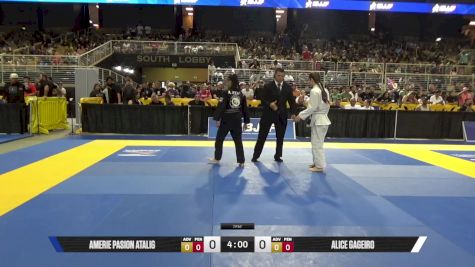 Alice Gageiro vs Amerie Pasion Atalig 2025 Pan Kids Jiu-Jitsu IBJJF Championship