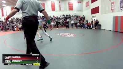 106 lbs Semifinal - Mason Massouh, Revere vs Kaden Orndorff, Coventry