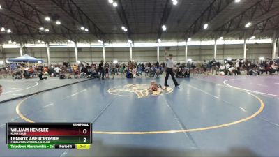 49B Semifinal - Lennox Abercrombie, Middleton Wrestling Club vs William Henslee, Kuna Klub