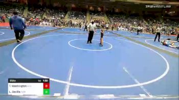 65 lbs Quarterfinal - Talli Washington, Woodland Wrestling Club vs Lexi Deville, Perkins