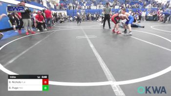 110 lbs Quarterfinal - Bryar Nichols, Plainview Youth Wrestling Club vs Bristen Puga, Piedmont