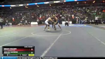 Cons. Round 1 - Brody Fischer, Red Cloud/Blue Hill vs Brevin Damrow, Tri County