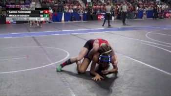 140 lbs Cons. Round 3 - Marleah Denson, Winfield vs Danika Flickinger, South Central Punisher
