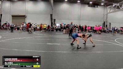 98 lbs Round 4 (8 Team) - Eli Shea, South Side WC Black vs Logan David, Prime Wrestling Silver