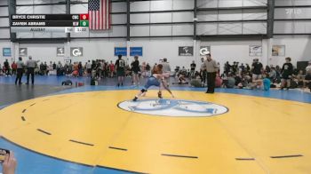 120 lbs Allday - Bryce Christie, CENTERVILLE WRESTLING CLUB vs Zavien Abrams, REAL LIFE WRESTLING CLUB