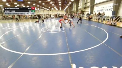 130 lbs Round 2 (10:45am Saturday) - Bowen Pearson, Mile High vs Brody Hade, Nauman Red
