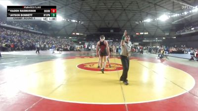 Boys 3A 144 lbs Champ. Round 3 - Kaden Rasmussen, Cheney vs Jayson Bonnett, Mt. Spokane