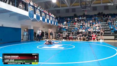 150 lbs Quarterfinals (8 Team) - Ethan Perkins, Picayune High School vs Luke Hale, North Pontotoc High School