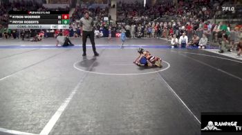 40 lbs Cons. Round 2 - Kyson Woerner, Republic Co vs Pryor Roberts, Clay County