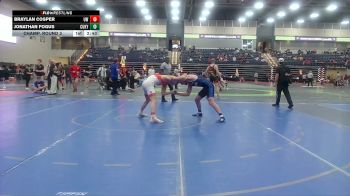 157 lbs Champ. Round 3 - Braylan Cosper, Winesburgh vs Jonathan Fogus, Shorter