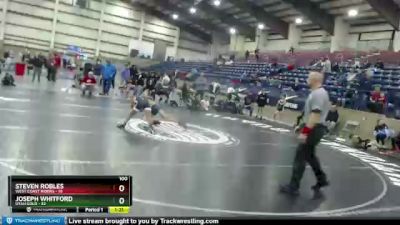 100 lbs Placement (16 Team) - Joseph Whitford, Utah Gold vs STEVEN ROBLES, West Coast Riders