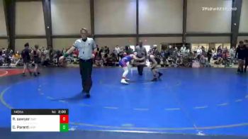 140 lbs Semifinal - Ryan Sawyer, Storm Wrestling Center vs Cade Parent, Level Up