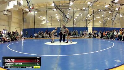 126 lbs Placement (16 Team) - Isaac Ash, Monrovia vs Cameron Senter, Wawasee