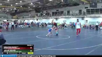 75 lbs Round 3 - Adalynn Ramey**, Rhyno Academy Of Wrestling vs Jaylee Keller, Missouri Women`s National Team