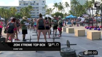WOD #5b - Womens team of 3 - Heat #1 - Cleans, Box Jump