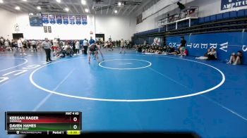157 lbs Cons. Round 5 - Daven Hames, Cheyenne East vs Keegan Rager, Sheridan