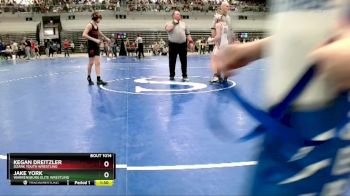 105 lbs Quarterfinal - Kegan Dreitzler, Ozark Youth Wrestling vs Jake York, Warrensburg Elite Wrestling