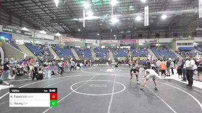 132 lbs Consolation - Kona Fandrich, Darkhorse WC vs Lincoln Young, Top Of The Rock