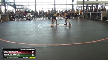 130 lbs Semifinal - Croix Gudenkauf, McDominate Training Center vs Santos Coreas, North Liberty Wrestling Club