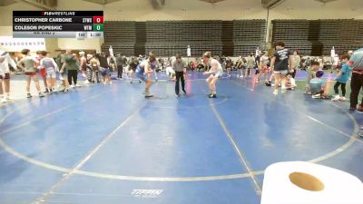 121 lbs Rr Rnd 3 - Christopher Carbone, Shore Thing Wave vs Coleson Popeskic, Washington Twp. Minutemen MS