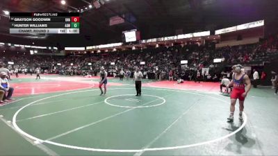 177 lbs Champ. Round 2 - Grayson Goodwin, Unattached vs Hunter Williams, ADW3