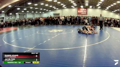 132 lbs Cons. Round 2 - Jacob Fain, Machine Shed vs Shawn Adams, Forest Wrestling