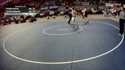 D 2 132 lbs 1st Place Match - Jacob Kershaw, North DeSoto vs Kaiden Triche, Archbishop Rummel