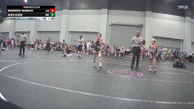 72 lbs Round 5 (8 Team) - Alex Icaza, Arrhichions Will Elite vs Maverick Womack, LaFayette Wrestling
