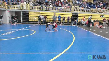 35 lbs Round Of 16 - Kobe Haderer, Redskins Wrestling Club vs Jaxtyn Summitt, Wolfpak Wrestling