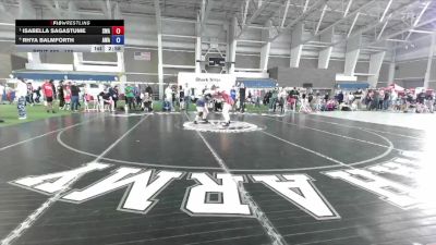 155 lbs Semifinal - Isabella Sagastume, Sanderson Wrestling Academy vs Rhya Balmforth, Aviator Wrestling Academy