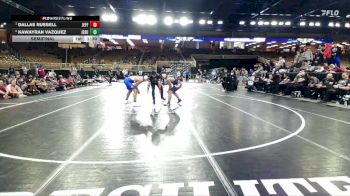 157 lbs Semifinal - Dallas Russell, Jefferson vs Kawayran Vazquez, Jesuit