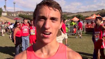 Chris Foster after winning the Boy's Team Sweepstakes