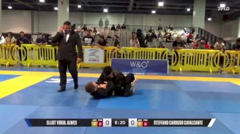 Elliot Virgil Alwes vs Steffano Cardoso Cavalcante 2025 American National IBJJF Jiu-Jitsu Open Championship