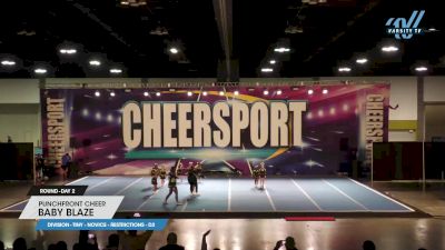 PunchFront Cheer - Baby Blaze [2023 L1 Tiny - Novice - Restrictions - D2 Day 2] 2023 CHEERSPORT Atlanta Classic & US All Star Prep Nationals