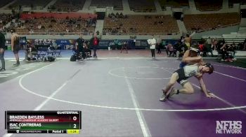 D3-106 lbs Quarterfinal - Isac Contreras, Safford vs Braeden Bayless, American Leadership Academy Gilbert