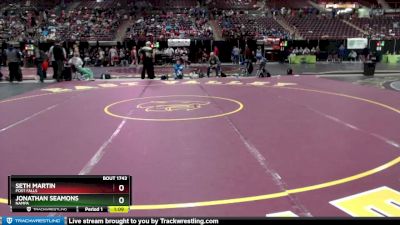 170 lbs 1st Place Match - Jonathan Seamons, Nampa vs Seth Martin, Post Falls