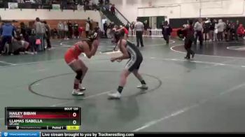 131 lbs Quarterfinal - Hailey Bibian, Roosevelt vs Llamas Isabella, Upland