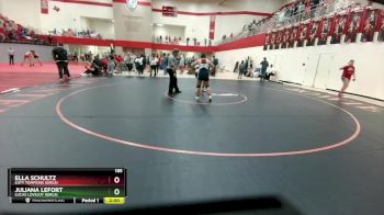 185 lbs Semifinal - Juliana LeFort, Lucas Lovejoy (Girls) vs Ella Schultz, Katy Tompkins (Girls)