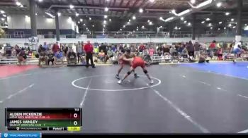 113 lbs Round 3 (6 Team) - James Hanley, WILDCAT WRESTLING CLUB vs Alden McKenzie, GREAT NECK WRESTLING CLUB