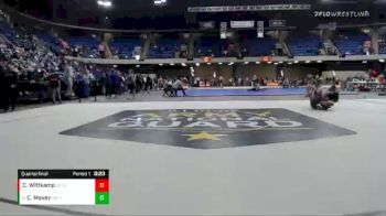 138 lbs Quarterfinal - Carson Maxey, Gibson City vs Christian Wittkamp, Deerfield