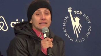 Kara Goucher Emotional after Marathon Return
